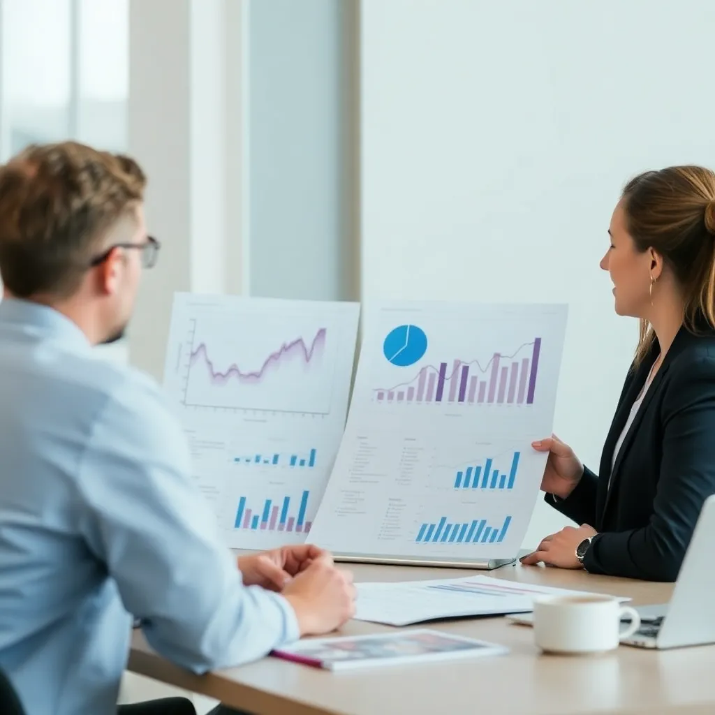 Analytické grafy a dashboardy zobrazujúce trendy slovenského trhu